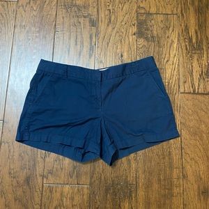 J crew navy shorts size 12